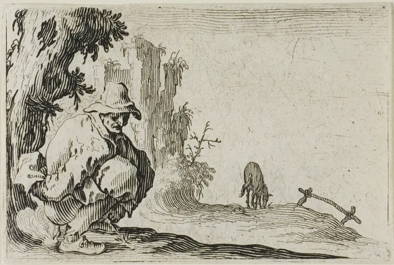 The Peasant Squatting, from The Caprices