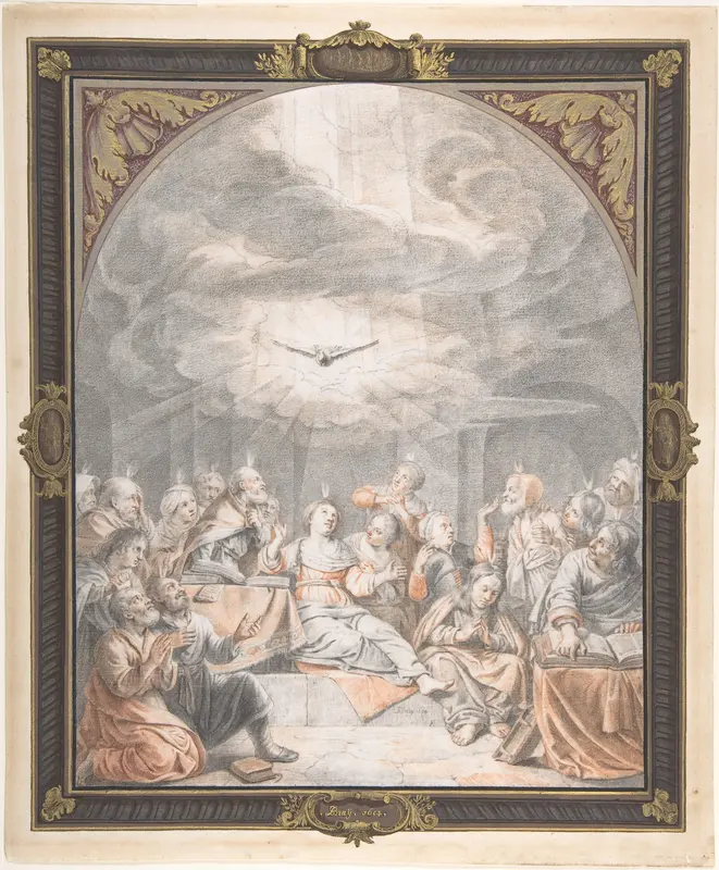 The Pentecost Wall Art by Salomon de Bray - High-Resolution Digital Print