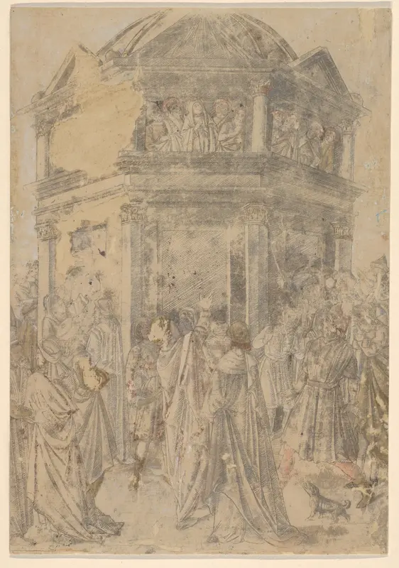 The Pentecost, from "Life of the Virgin and Christ" Wall Art by Francesco Rosselli - High-Resolution Digital Print