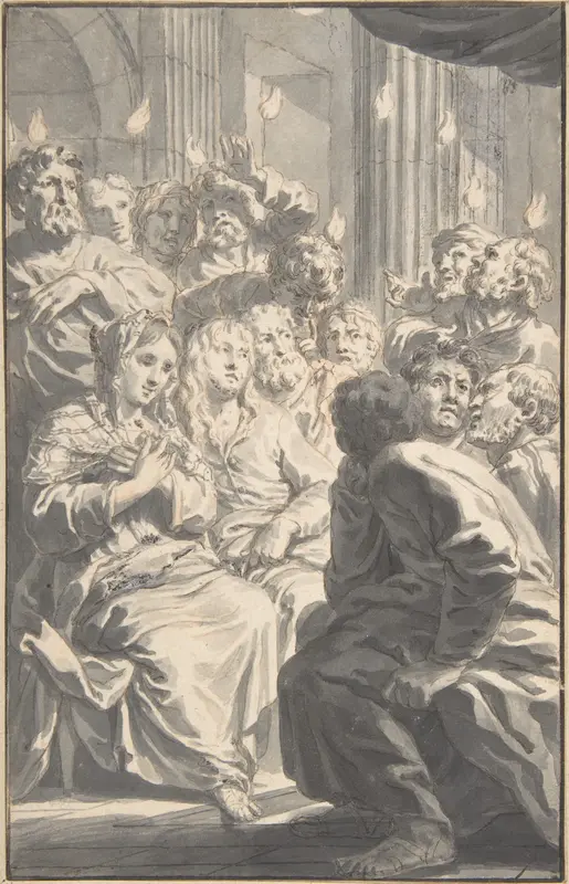 The Pentecost Wall Art by Gerard de Lairesse - High-Resolution Digital Print