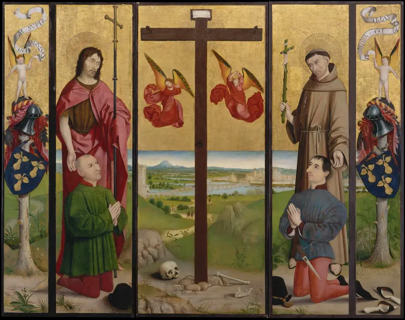 The Pérussis Altarpiece Wall Art by Nicolas Froment - High-Resolution Digital Print