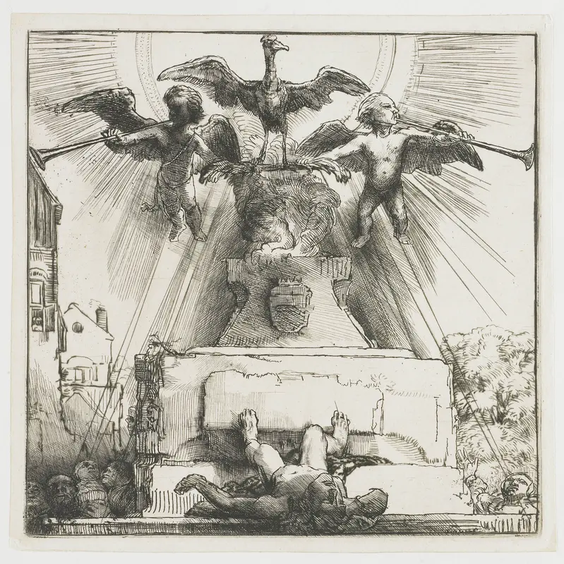The phoenix or the statue overthrown Wall Art by Unknown - High-Resolution Digital Print