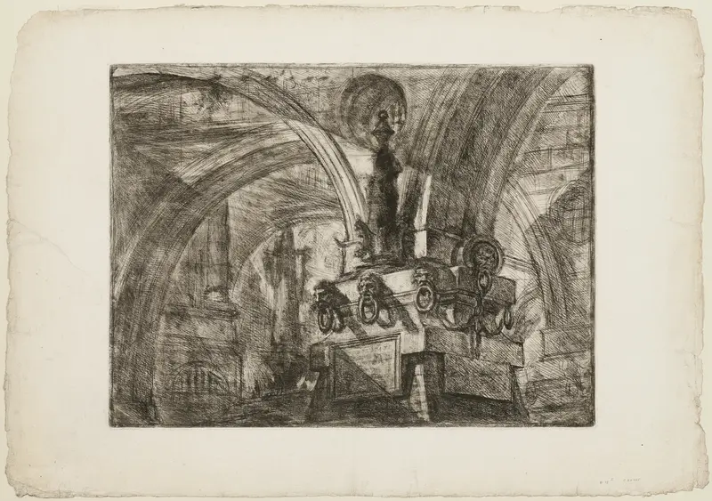 The Pier with a Lamp, plate 15 from Imaginary Prisons