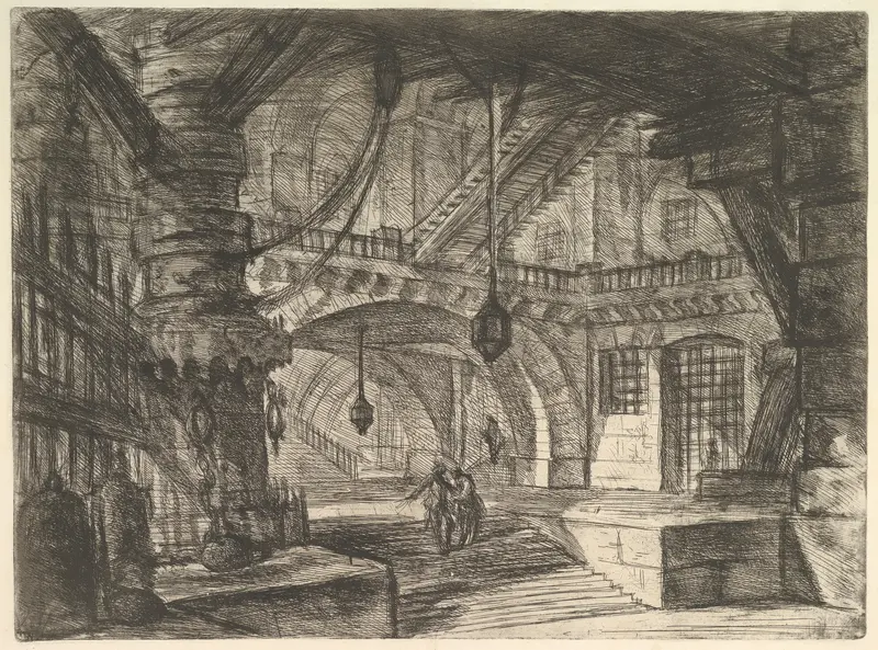 The Pier with Chains, from "Carceri d'invenzione" (Imaginary Prisons)