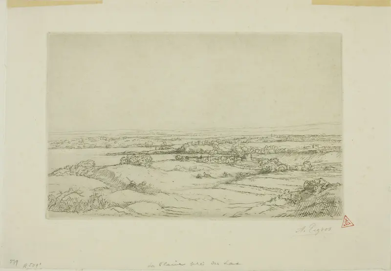 The Plain Near the Lake Wall Art by Alphonse Legros - High-Resolution Digital Print
