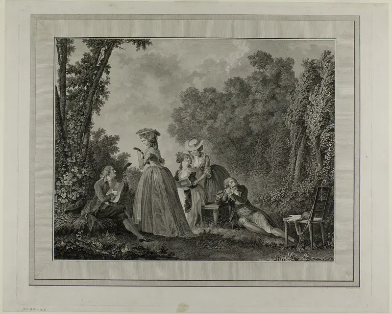 The Pleasant Concert Wall Art by Charles Nicolas Varin - High-Resolution Digital Print
