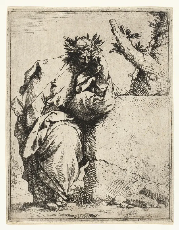 The Poet Wall Art by Jusepe de Ribera - High-Resolution Digital Print