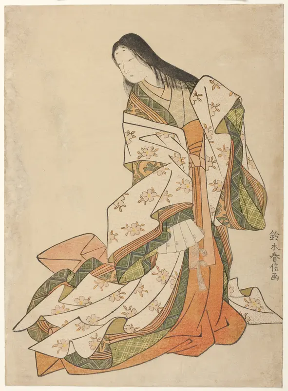 The Poetess Ono no Komachi