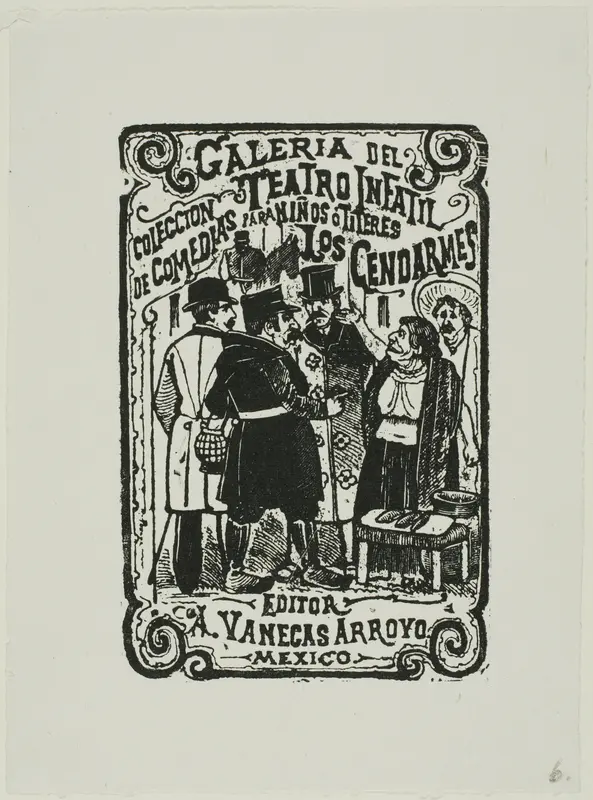 The Police Wall Art by José Guadalupe Posada - High-Resolution Digital Print