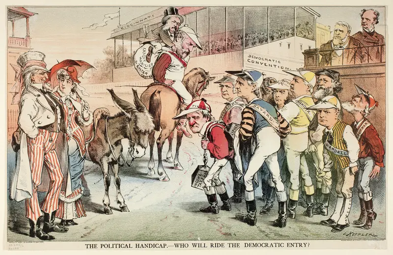 The Political Handicap, from Puck