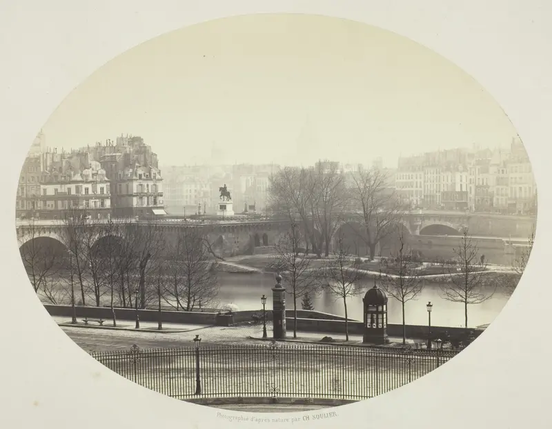The Pont Neuf in Paris Wall Art by Charles Soulier - High-Resolution Digital Print