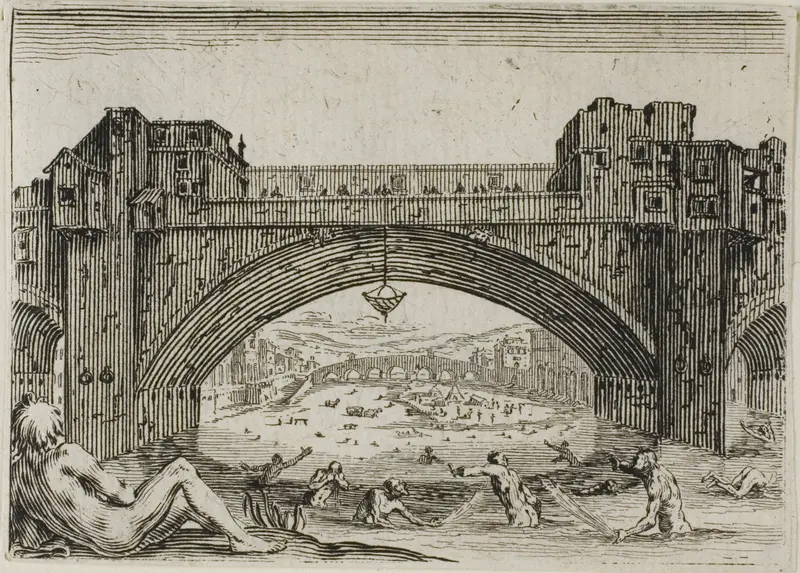 The Ponte Vecchio in Florence, from The Caprices