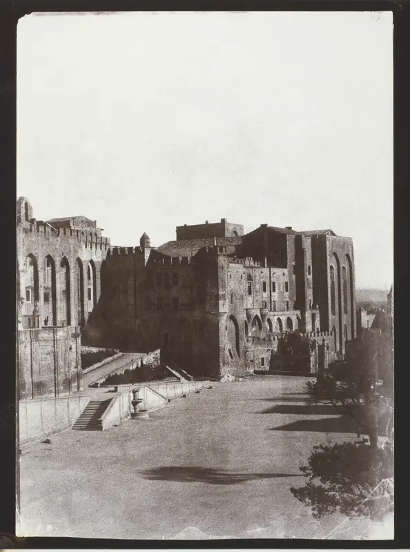 The Pope's Palace, Avignon Wall Art by Charles Nègre - High-Resolution Digital Print
