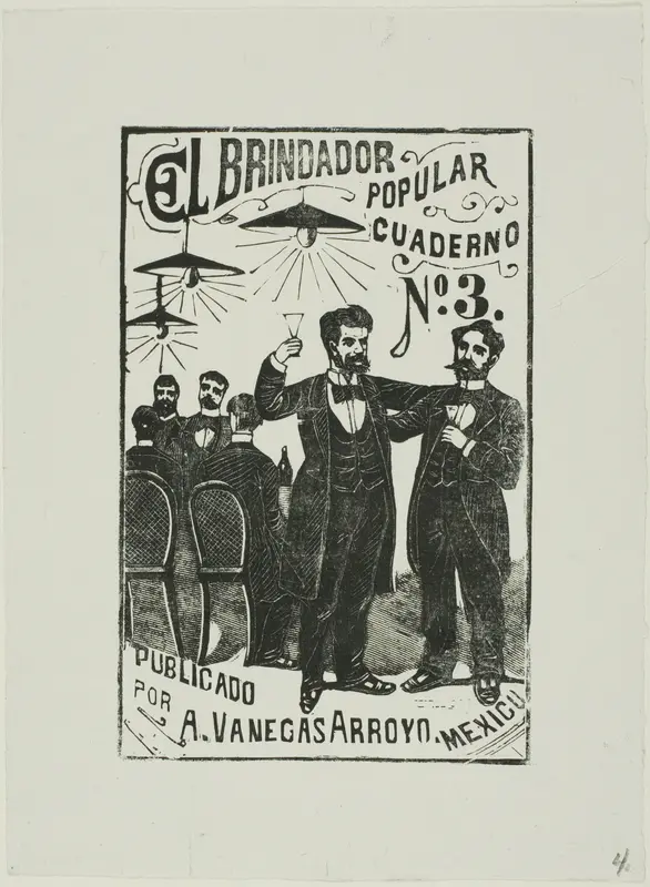 The Popular Toastmaster Wall Art by José Guadalupe Posada - High-Resolution Digital Print