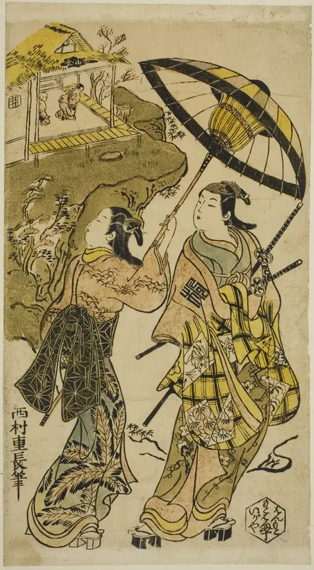 The Portrait of Actors at the Ogura Cottage