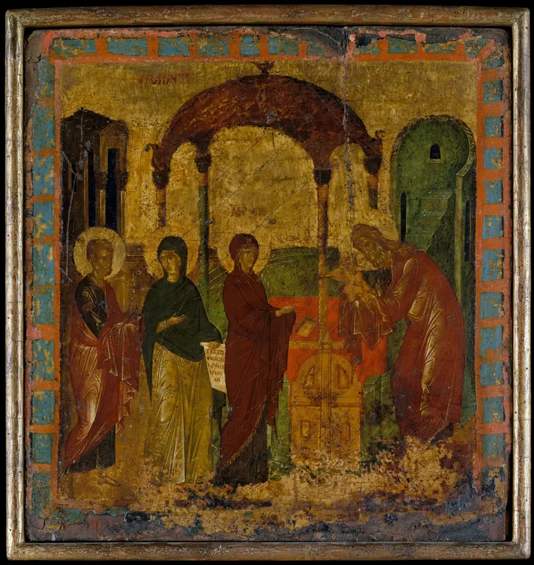 The Presentation in the Temple Wall Art by Byzantine Painter - High-Resolution Digital Print
