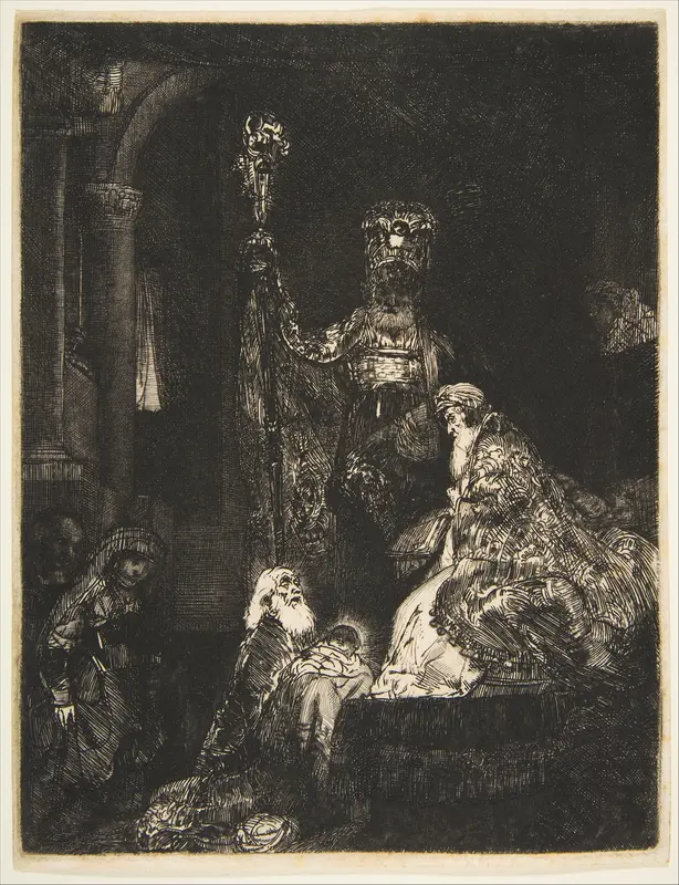 The Presentation in the Temple in the Dark Manner