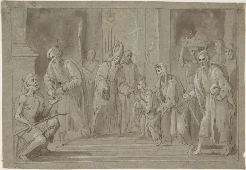 The Presentation of the Virgin in the Temple Wall Art by Belisario Corenzio - High-Resolution Digital Print