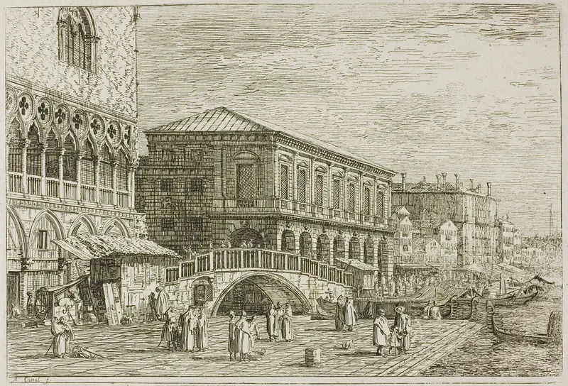 The Prison, from Vedute Wall Art by Canaletto - High-Resolution Digital Print