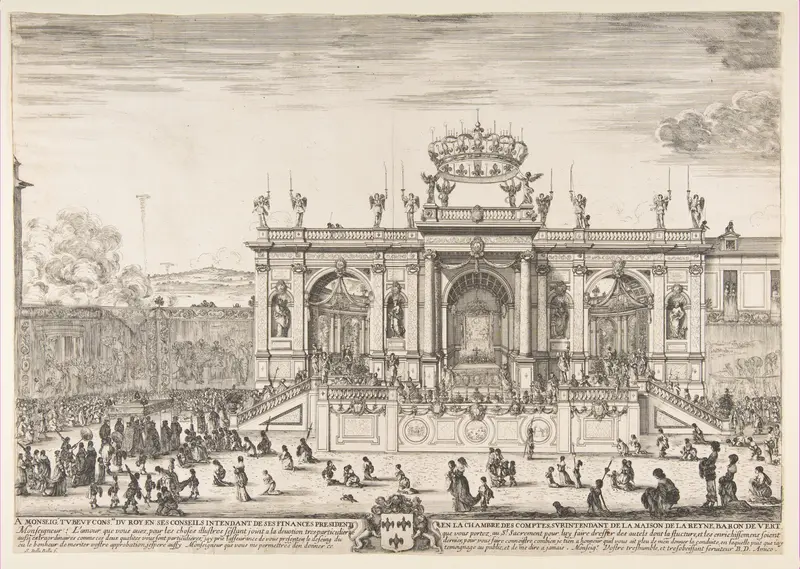 The Procession of the Holy Sacrament Wall Art by Stefano della Bella - High-Resolution Digital Print