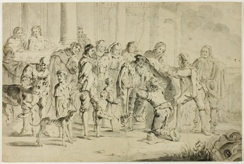 The Prodigal Son Wall Art by Gerard Hoet, I - High-Resolution Digital Print