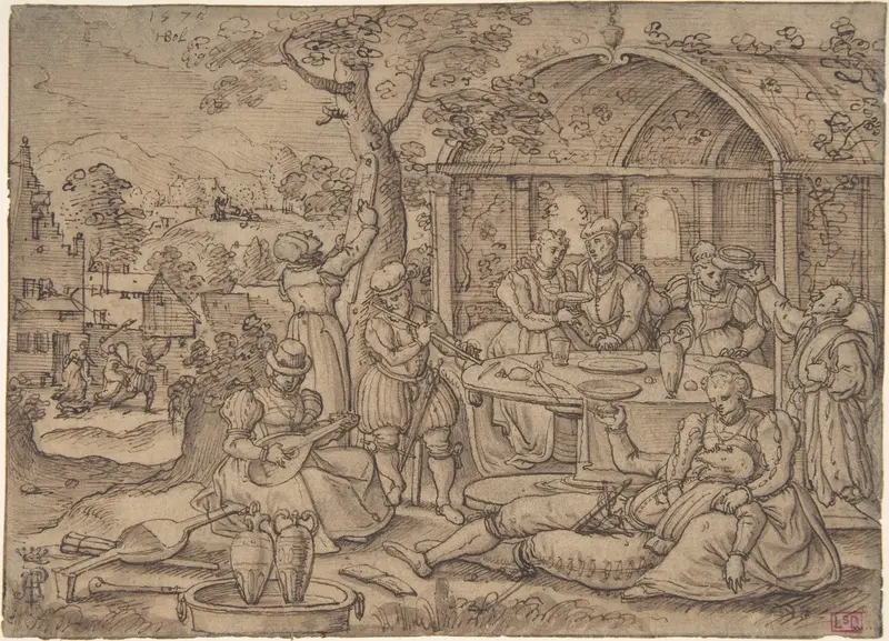 The Prodigal Son Wall Art by Hans Bol - High-Resolution Digital Print