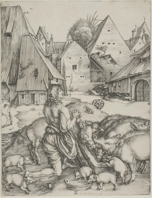 The Prodigal Son Amid the Swine