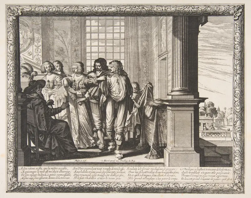 The Prodigal Son Changes His Clothes Wall Art by Abraham Bosse - High-Resolution Digital Print