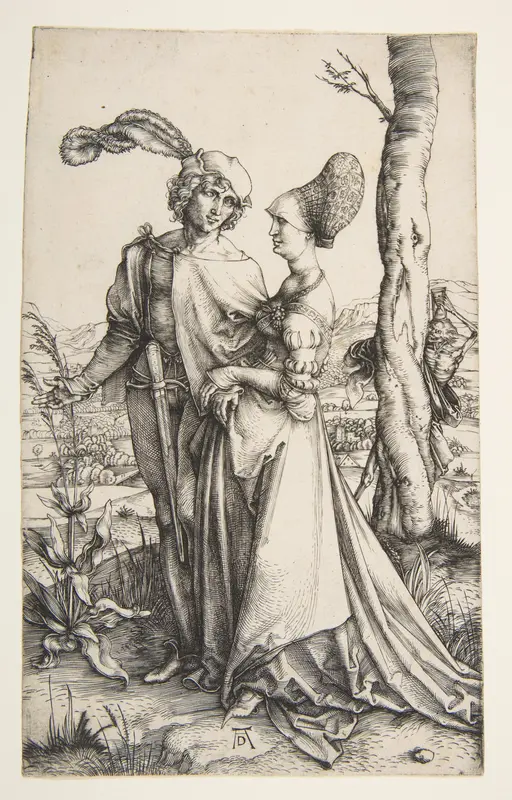 The Promenade Wall Art by Albrecht Dürer - High-Resolution Digital Print