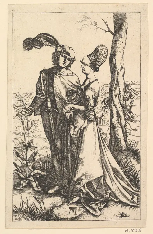 The Promenade (copy) Wall Art by Albrecht Dürer - High-Resolution Digital Print