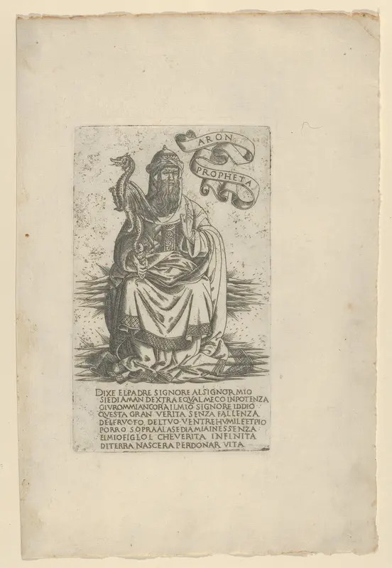 The Prophet Aaron, from Prophets and Sibyls Wall Art by Francesco Rosselli - High-Resolution Digital Print