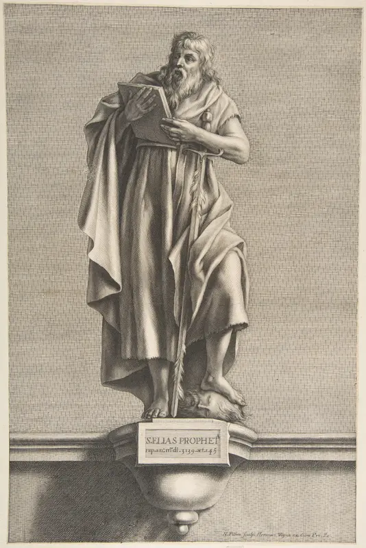 The Prophet Elias Wall Art by Nicolas Pitau - High-Resolution Digital Print