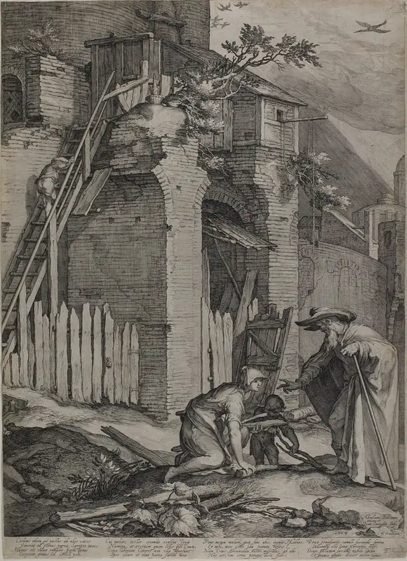 The Prophet Elijah Arriving at the House of the Widow of Sarepta