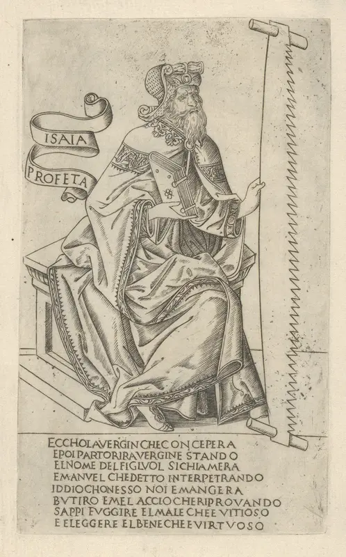 The Prophet Isaiah, from "Prophets and Sibyls" Wall Art by Francesco Rosselli - High-Resolution Digital Print