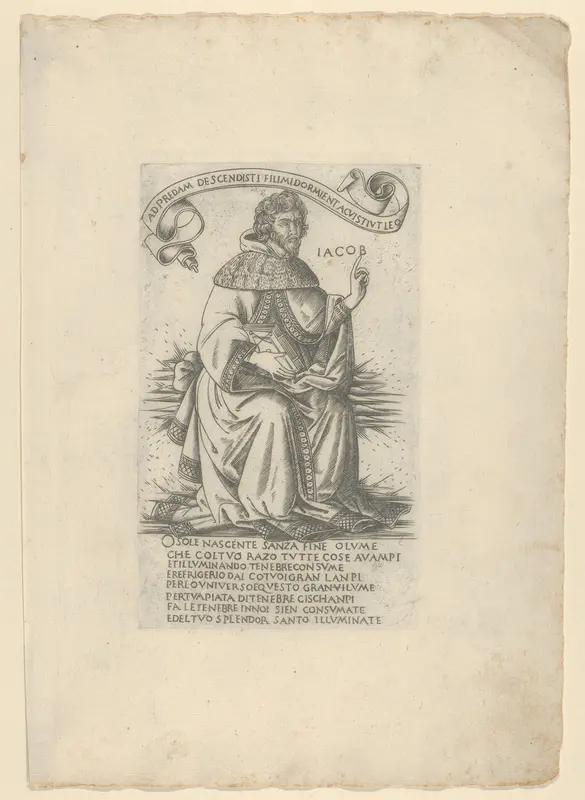 The Prophet Jacob, from "Prophets and Sibyls" Wall Art by Francesco Rosselli - High-Resolution Digital Print