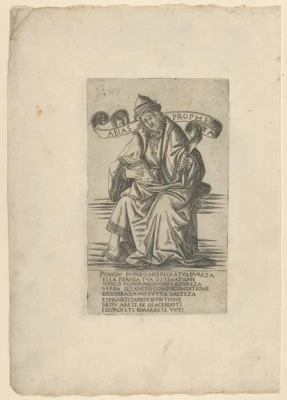 The Prophet Obadiah, from Prophets and Sibyls Wall Art by Francesco Rosselli - High-Resolution Digital Print