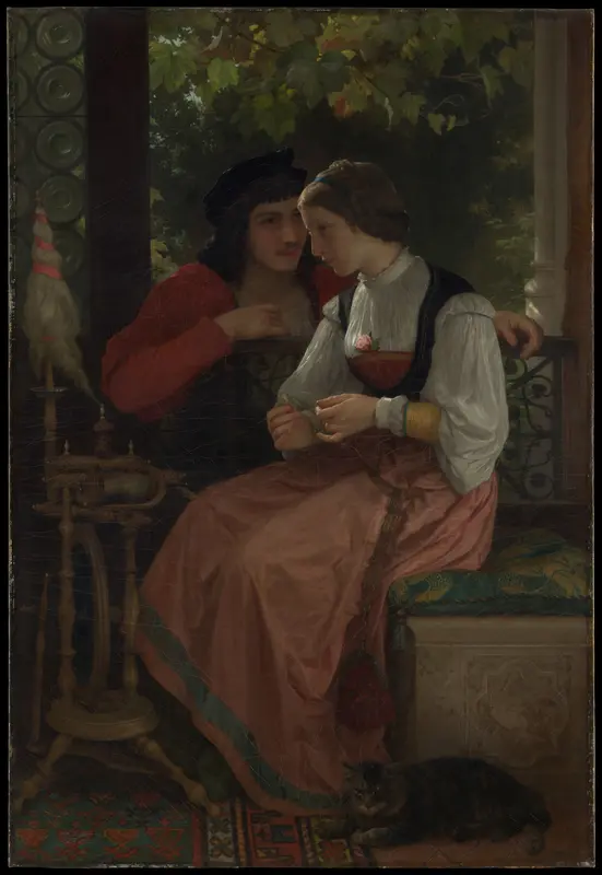 The Proposal Wall Art by William Bouguereau - High-Resolution Digital Print