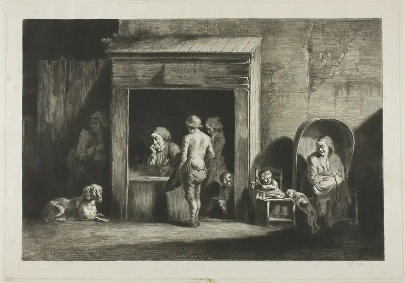 The Public Scribe Wall Art by Jean Jacques de Boissieu - High-Resolution Digital Print