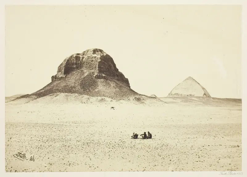 The Pyramids of Dahshoor Wall Art by Francis Frith - High-Resolution Digital Print