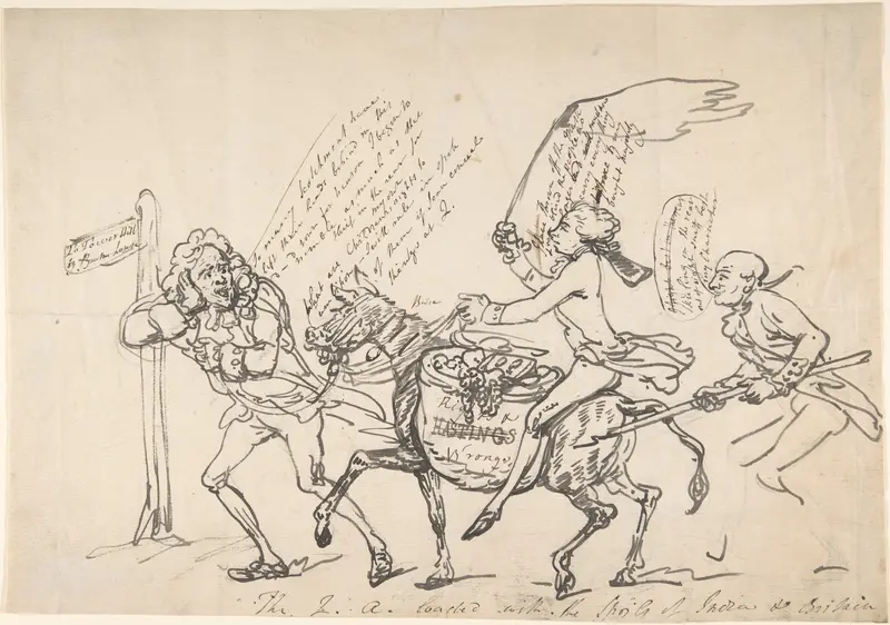 The Q A loaded with the spoils of India and Britain, March 6, 1788 Wall Art by Thomas Rowlandson - High-Resolution Digital Print