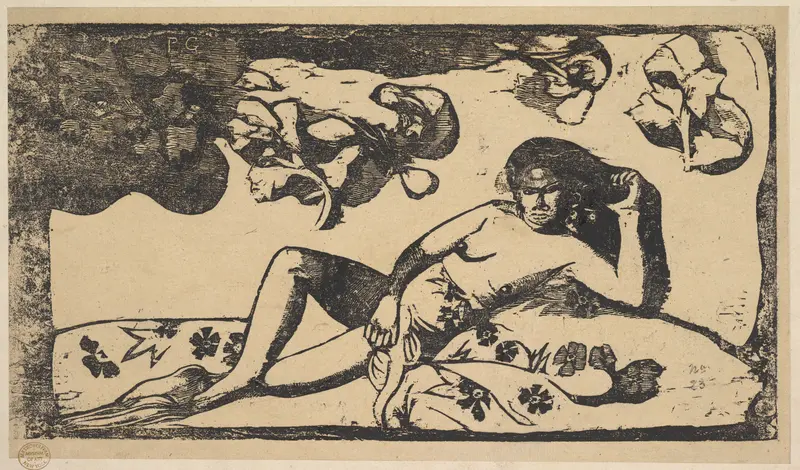 The Queen of Beauty -- Langorous Wall Art by Paul Gauguin - High-Resolution Digital Print