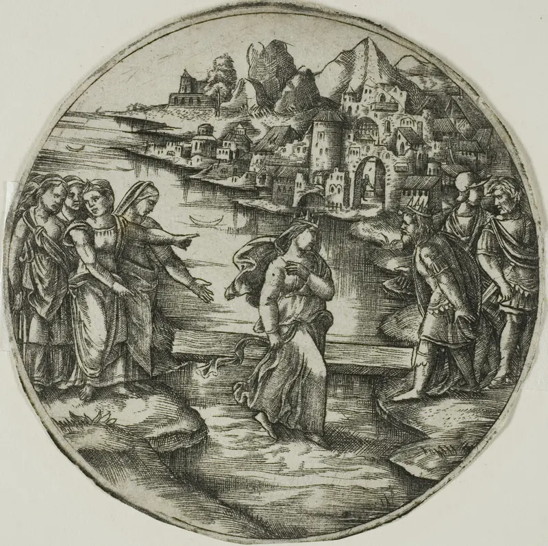 The Queen of Sheba Walking on the Waters