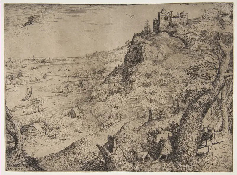 The Rabbit Hunt Wall Art by Pieter Bruegel the Elder - High-Resolution Digital Print