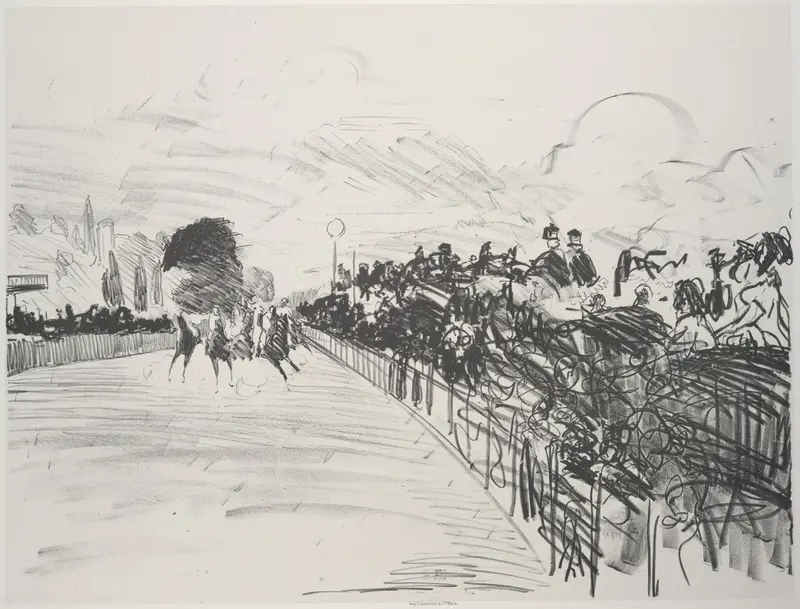 The Races Wall Art by Edouard Manet - High-Resolution Digital Print