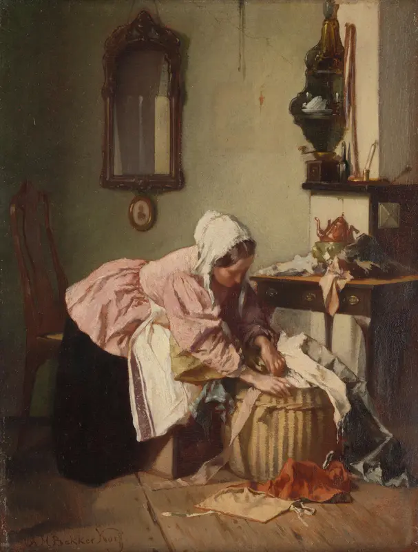 The Rag Basket Wall Art by Unknown - High-Resolution Digital Print