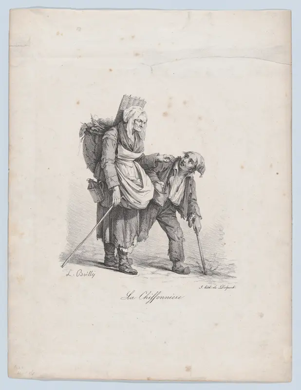The Rag Picker Wall Art by Louis Léopold Boilly - High-Resolution Digital Print