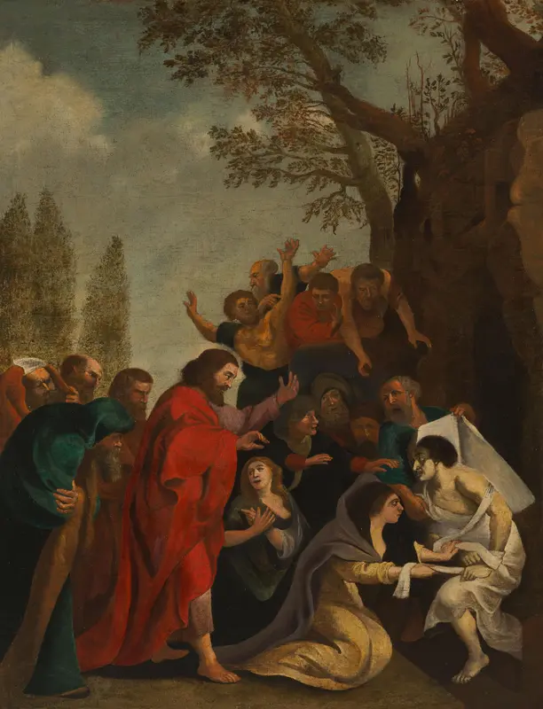 The Raising of Lazarus Wall Art by Unknown - High-Resolution Digital Print