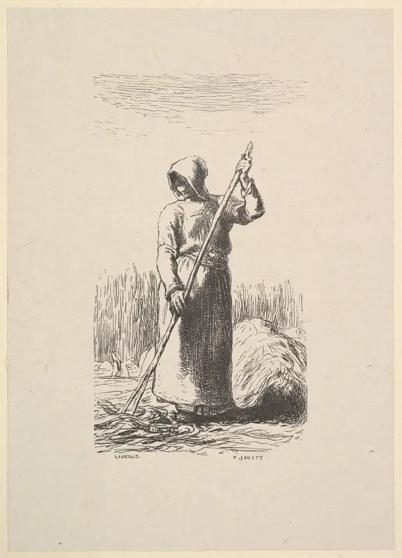 The Raker Wall Art by Jean-François Millet - High-Resolution Digital Print