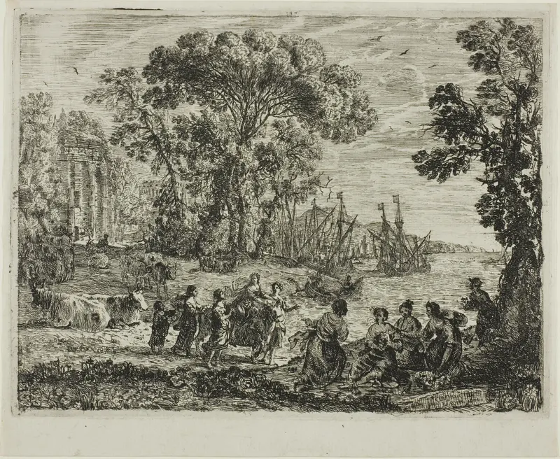 The Rape of Europa Wall Art by Claude Lorrain - High-Resolution Digital Print