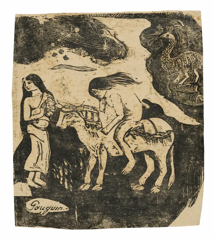 The Rape of Europa, from the Suite of Late Wood-Block Prints